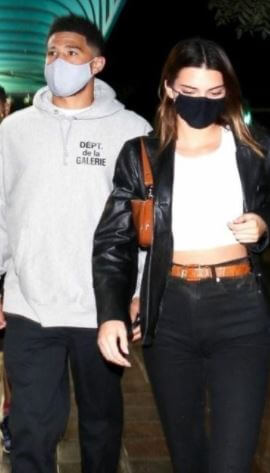 Mya Powell brother Devin Booker spotted together with Kendall Jenner.